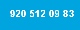 920 512 09 83